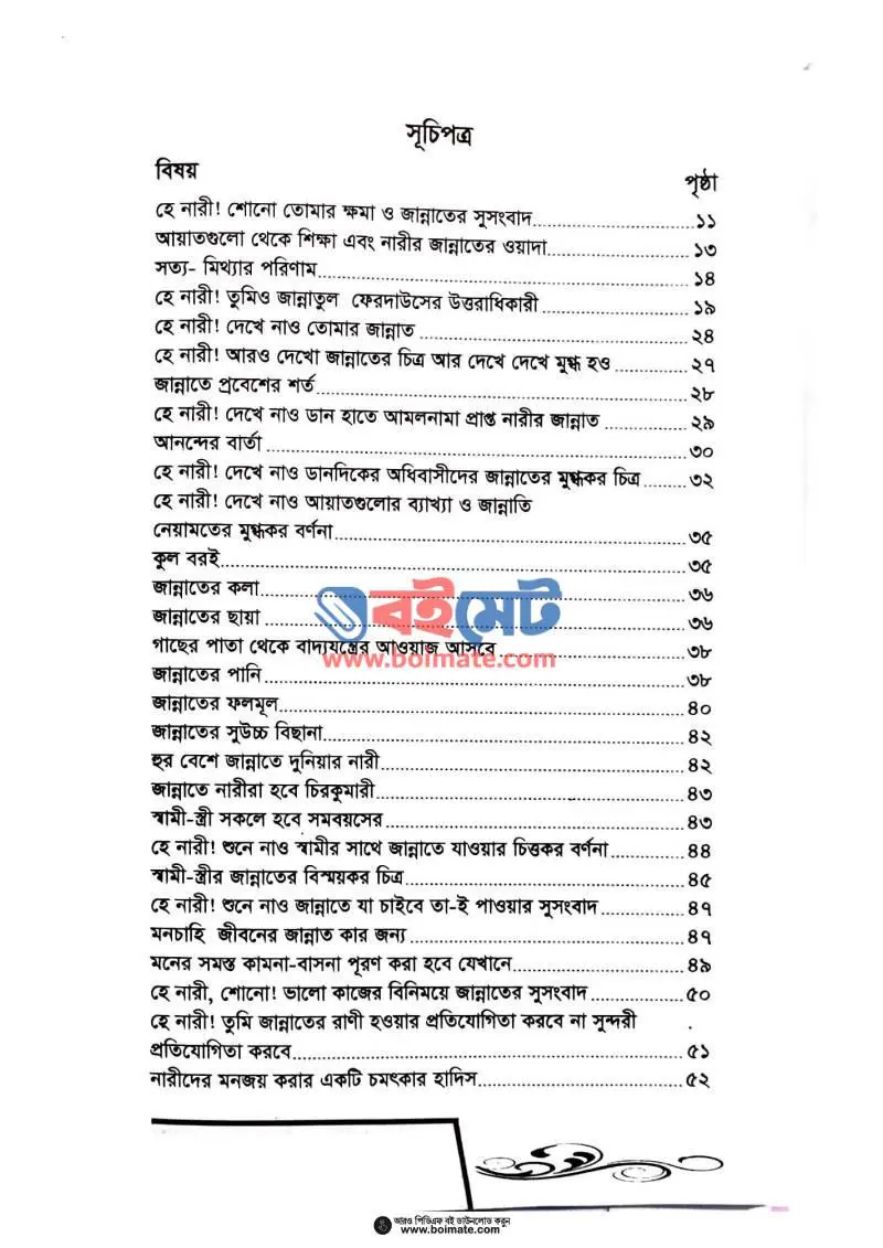 হে নারী! তোমার জন্যও জান্নাত PDF (He Nari! Tomar Jonnoi Jannat) - ১