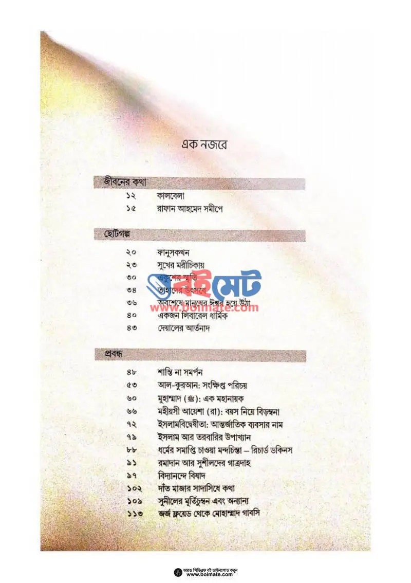 ভাবনার মোহনায় PDF (Vabnar Mohonay) - ১