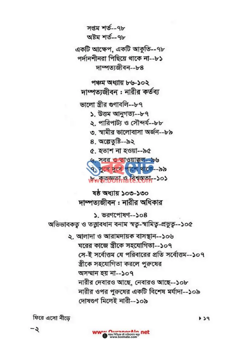ফিরে এসো নীড়ে PDF (Fire Esho Nire) - ৩