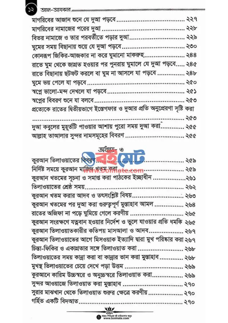 আল আযকার PDF (Al Azkar) - ২
