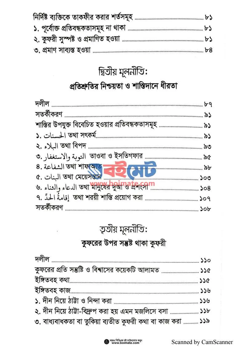 তাকফীরের মূলনীতি PDF (Takfirer Mulniti) - ২