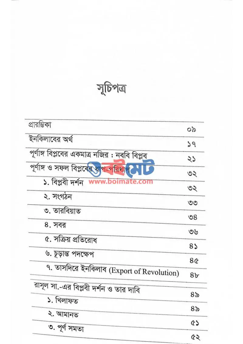 দ্বীন কায়েমের নববি রূপরেখা PDF (Deen Kayemer Nobobi Ruprekha) - ১