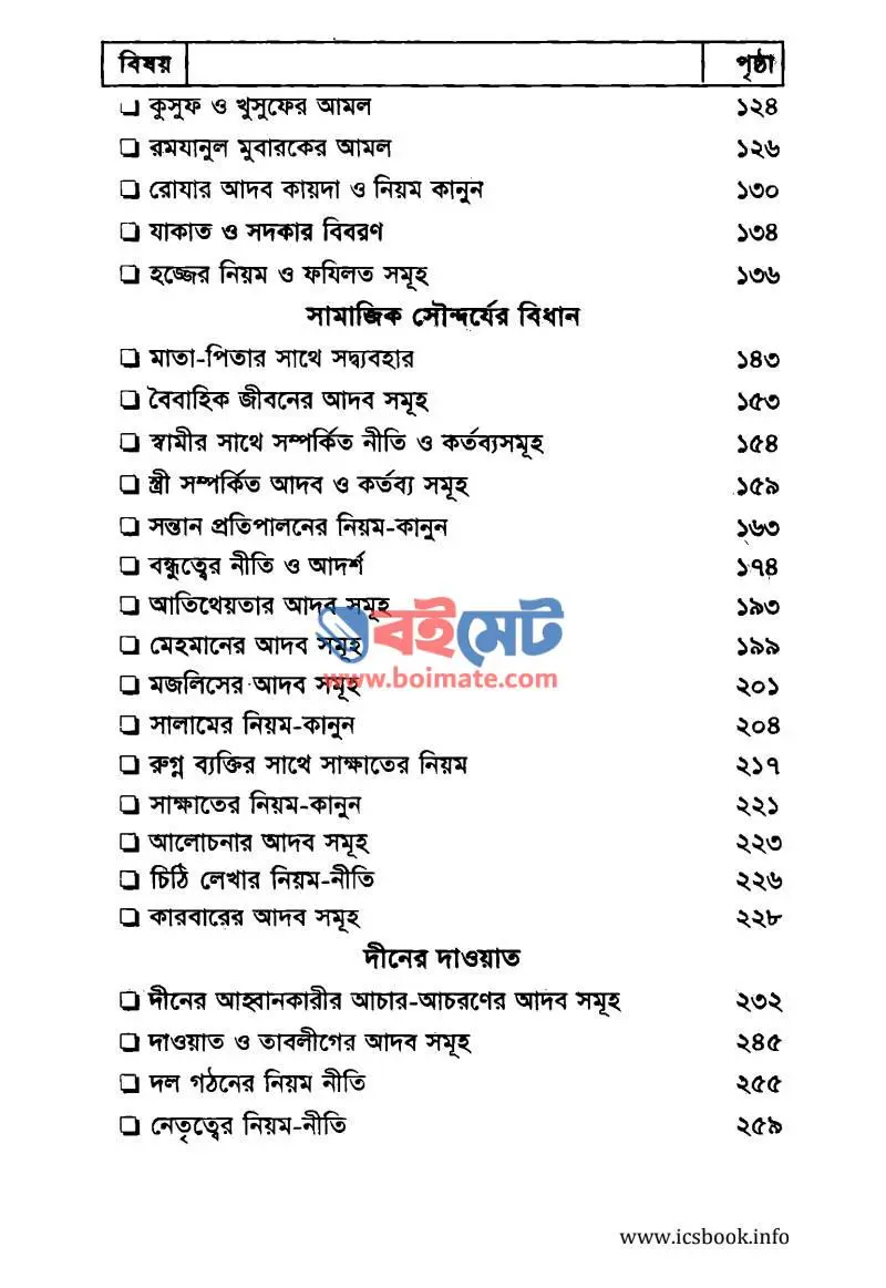 আদাবে জিন্দেগী PDF (Adabe Jindegi) - ২