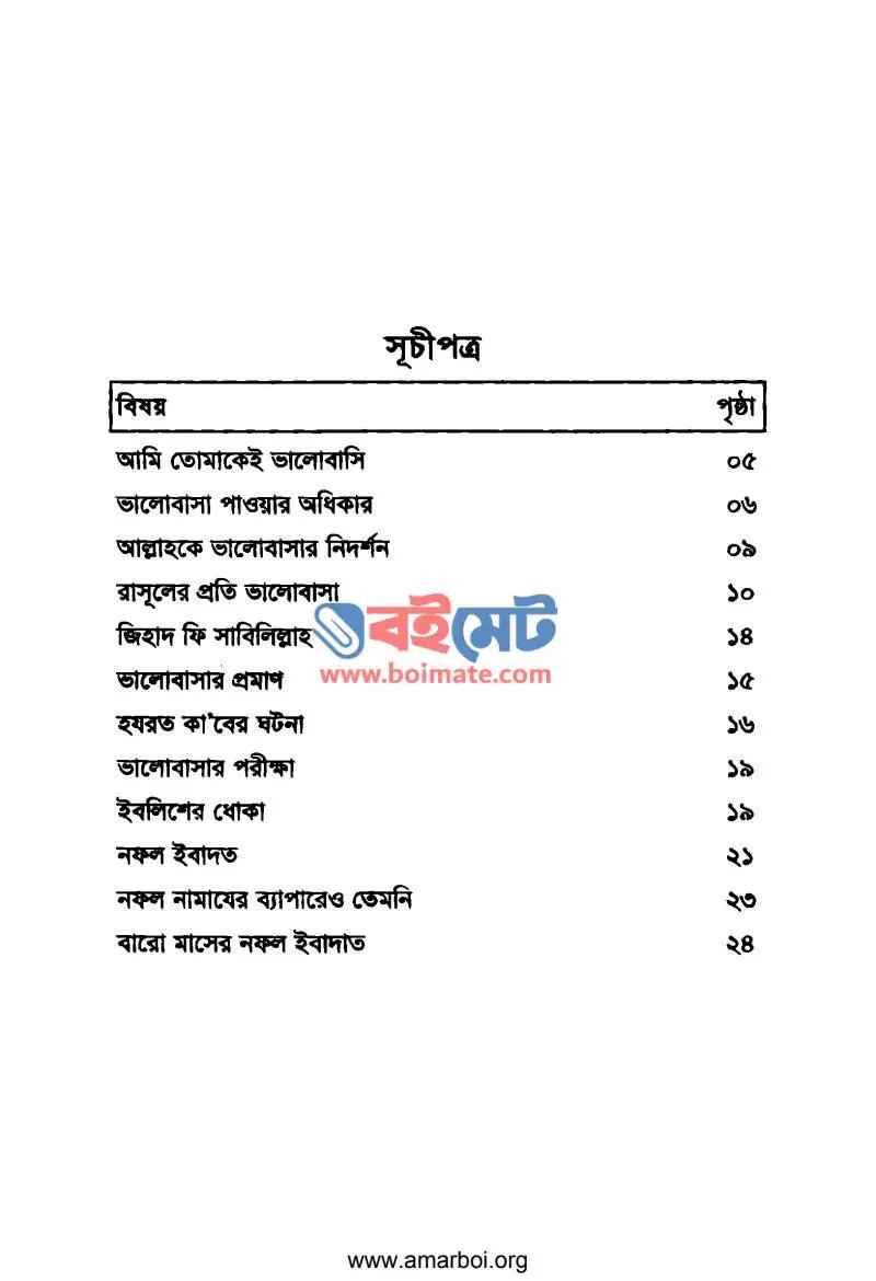 আমি বারো মাস তোমায় ভালোবাসি PDF (Ami Baro Mas Tomay Valobasi) - ১