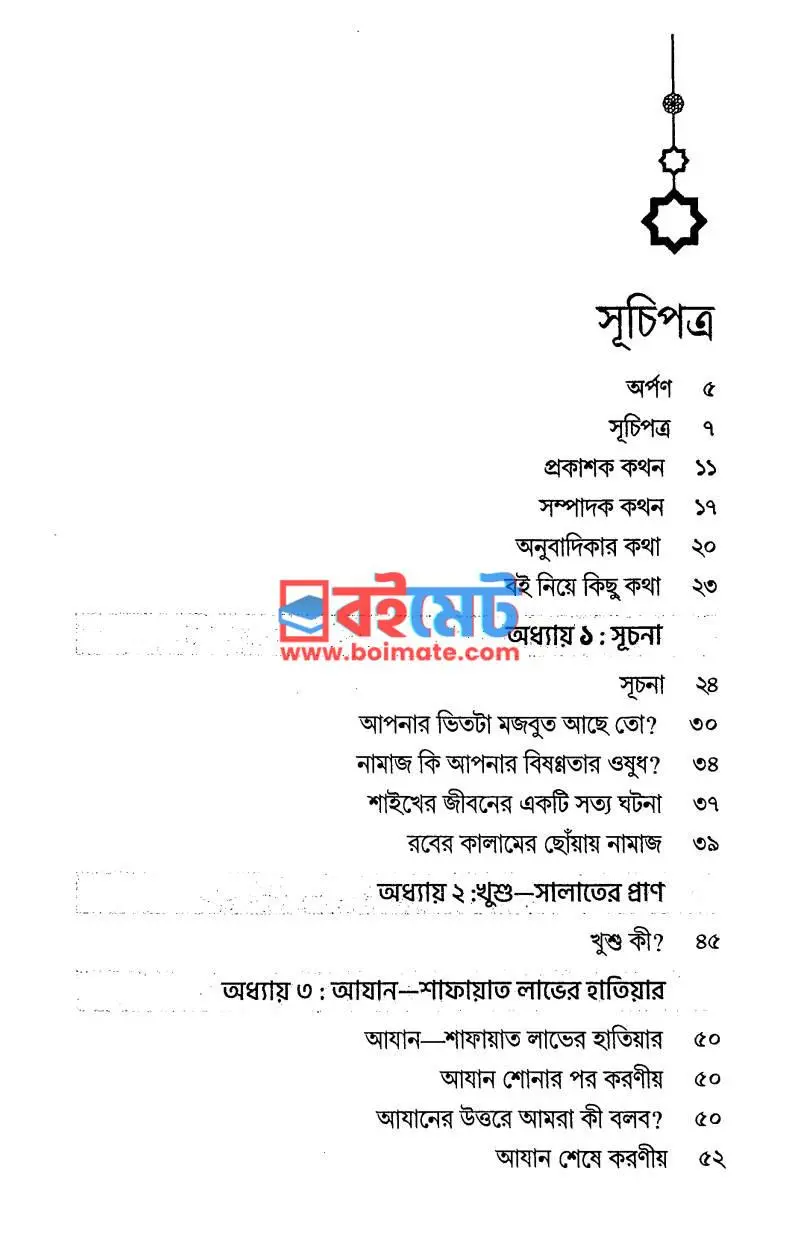 নামাজে মন ফেরানো PDF (Namaje Mon Ferano) - ১