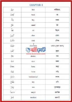 Arabic Vocabulary with Bangla PDF | আরবি ভোকাবুলারি বাংলা বই (ইংরেজি অর্থ সহ)