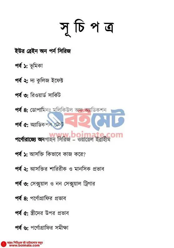 পর্ণোগ্রাফি নীরব ঘাতক PDF (Pornography Nirob Ghatok) - ১