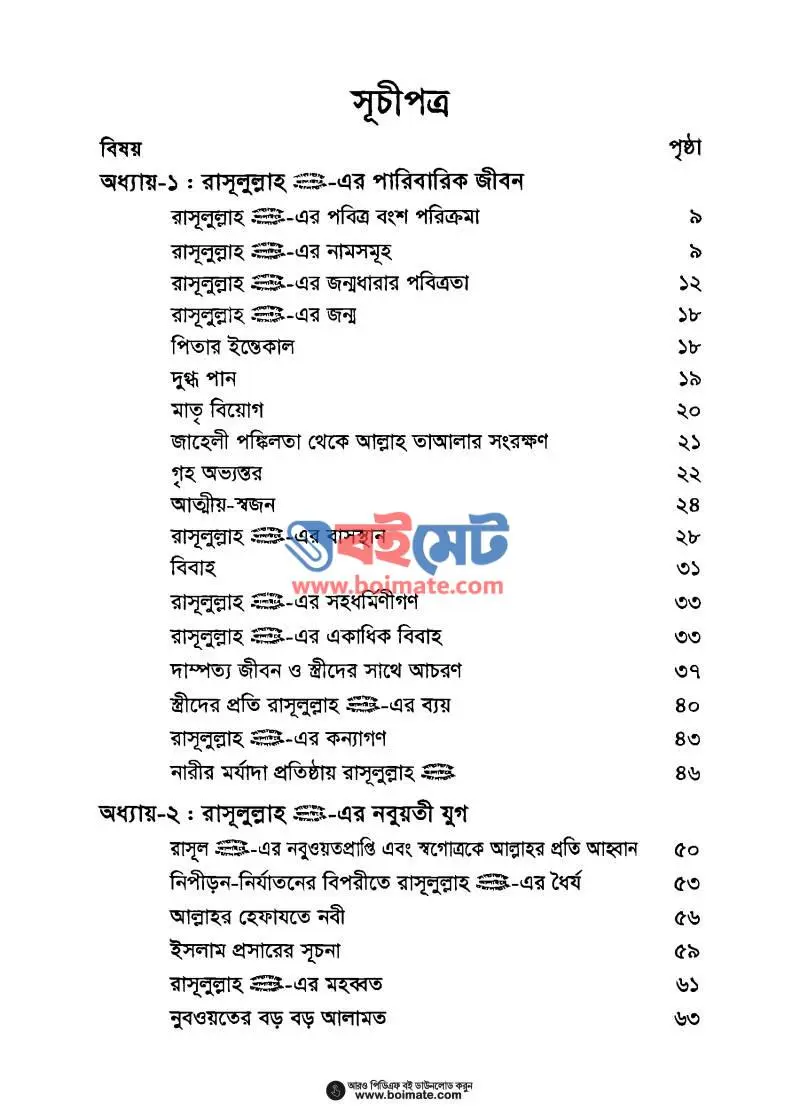 কেমন ছিলেন রাসূলুল্লাহ সা. PDF (Kemon Chilen Rasul) - ১