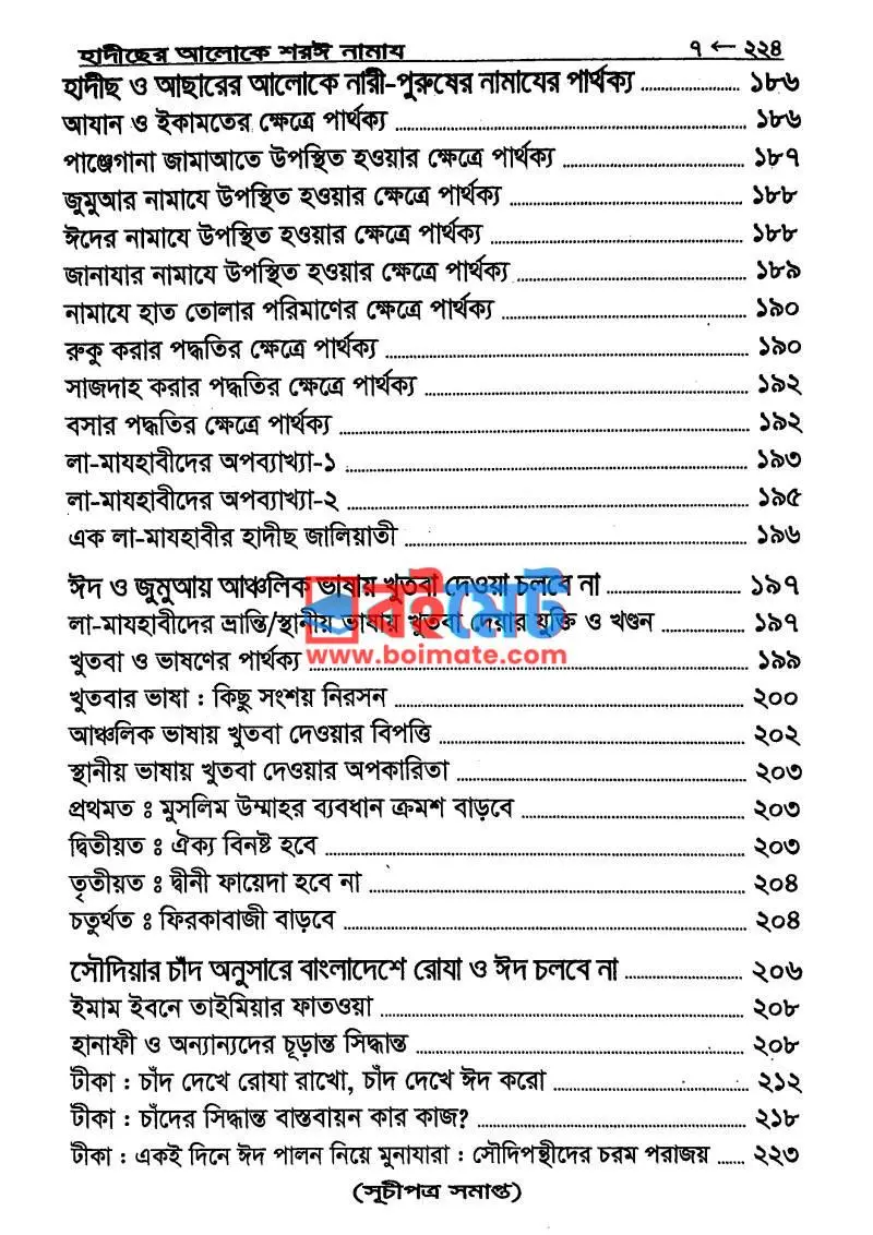 শরঈ নামায PDF (Shoroyi Namaz) - ৫