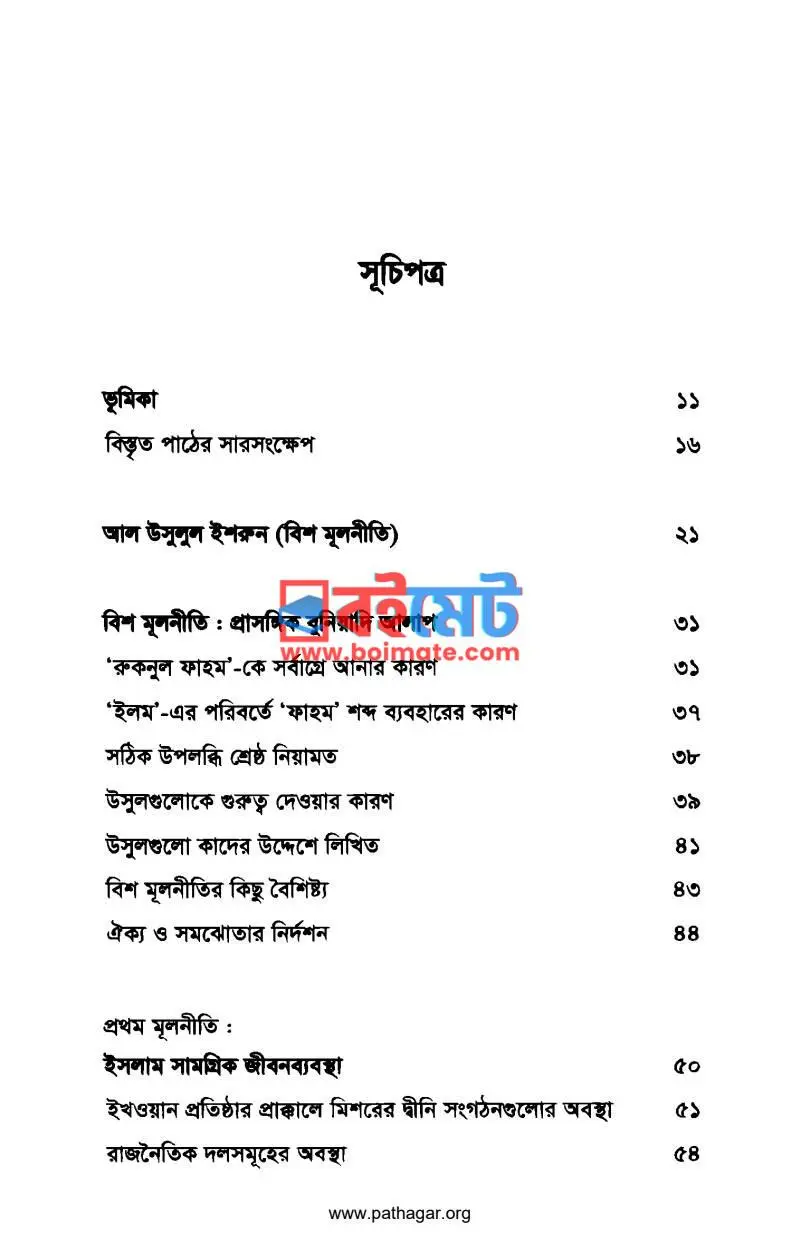 ইসলামের ব্যাপকতা PDF (Islamer Bepokota) - ১