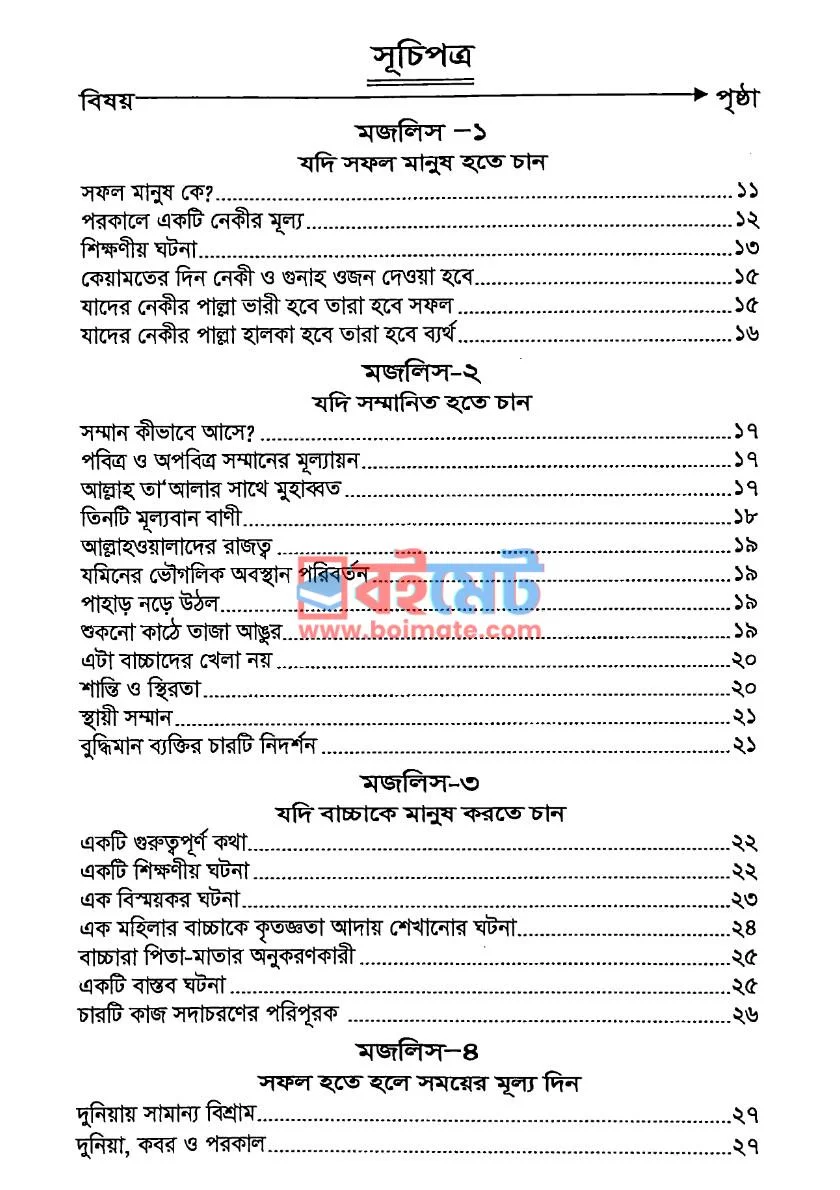 যদি সম্মানিত হতে চান PDF (Jodi Sommanito Hote Chan) - ১
