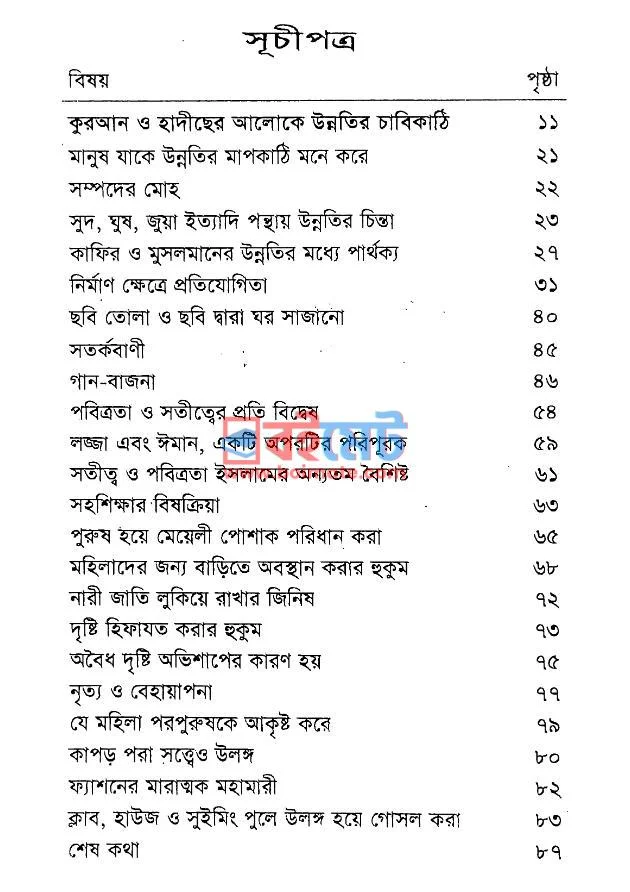 উন্নতির চাবিকাঠি PDF (Unnotir Chabikhathi) - ১ উন্নতির চাবিকাঠি PDF (Unnotir Chabikhathi) - ১