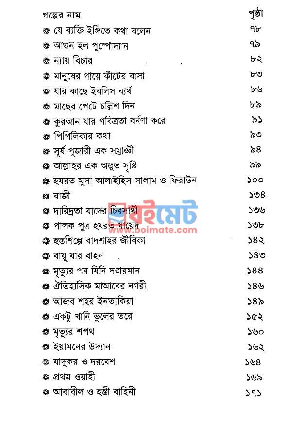 কুরআনের দুর্লভ গল্প PDF (Quraner Durlov Golpo) - ২