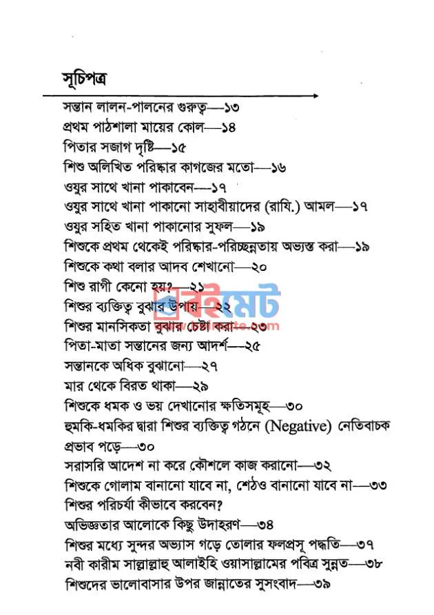 সন্তান আল্লাহর ওলী হয় কিভাবে PDF (Sontan Allahr Oli Hoy Kivabe) - ১