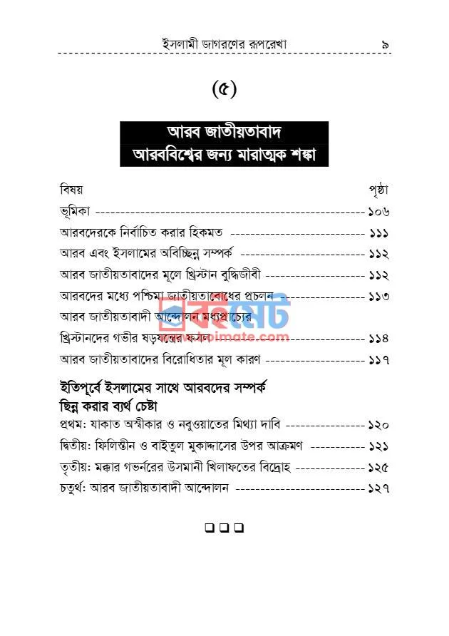 ইসলামী জাগরণের রূপরেখা PDF (Islami Jagoroner Ruprekha) - ৫