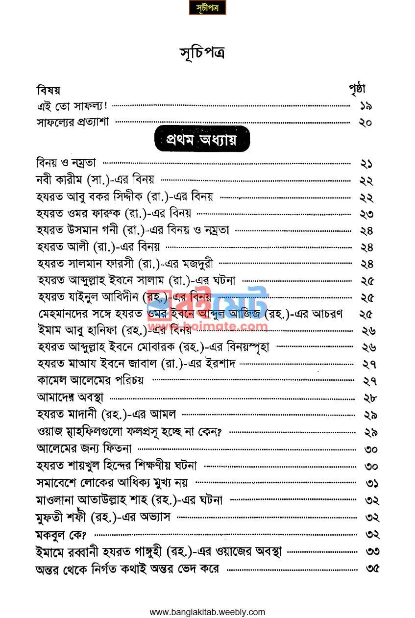 আল্লাহওয়ালাদের সফলতার রহস্য PDF (Allah Olader Sofolotar Rohosso) - ১