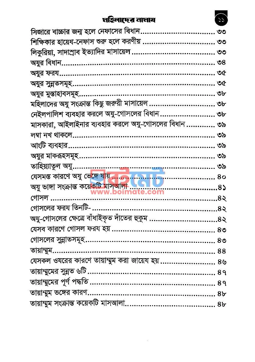 মহিলাদের নামায PDF (Mohilader Namaj) - ২