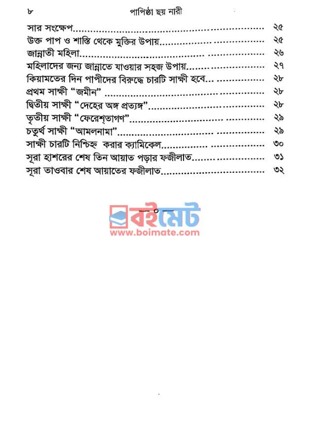 পাপিষ্ঠা ছয় নারী PDF (Papishta Choy Nari) - ২