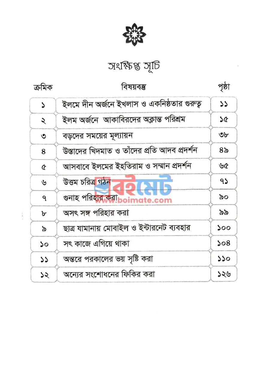 তালিবুল ইলমদের জীবন গড়ার গল্প PDF (Talibul Ilmder Jibon Gorar Golpo) - ১