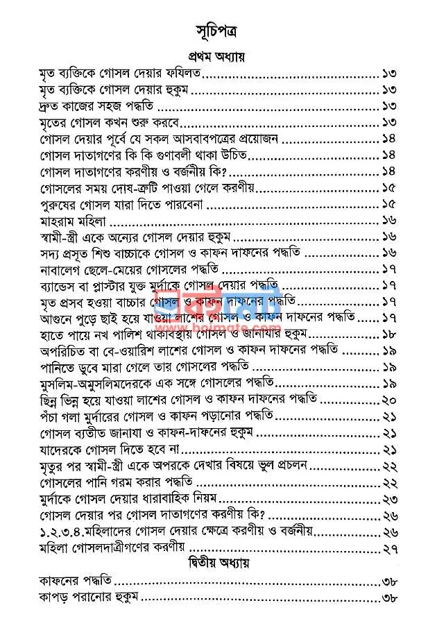 কাফন-দাফন ও গোসল-জানাযার পদ্ধতি PDF (Kafon-Dafon O Gosol-Janazar Poddhoti) - ১ কাফন-দাফন ও গোসল-জানাযার পদ্ধতি PDF (Kafon-Dafon O Gosol-Janazar Poddhoti) - ১