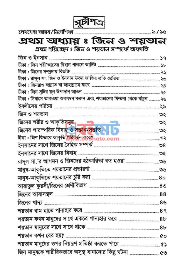 জিন যাদু ও নযর PDF (Jin Jadu O Nojor) - ১