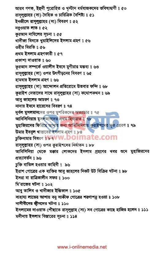 সীরাতে ইবনে হিশাম PDF (Sirate Ibn Hisham) - ২