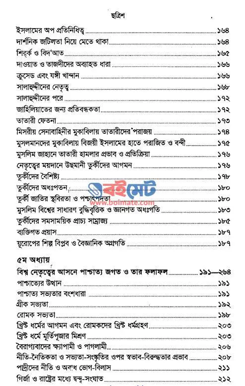 মুসলমানদের পতনে বিশ্ব কি হারালো PDF (Muslolmander Potone Bissho Ki Haralo) - সূচিপত্র ৩