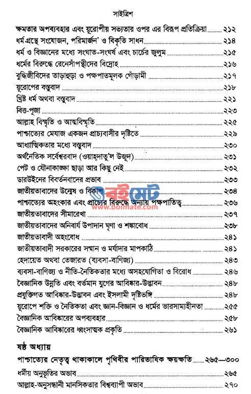 মুসলমানদের পতনে বিশ্ব কি হারালো PDF (Muslolmander Potone Bissho Ki Haralo) - সূচিপত্র ৪
