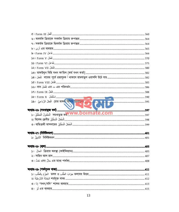 আল-কুরআনের ভাষা PDF (Al-Quraner Vasha) - সূচিপত্র ৪