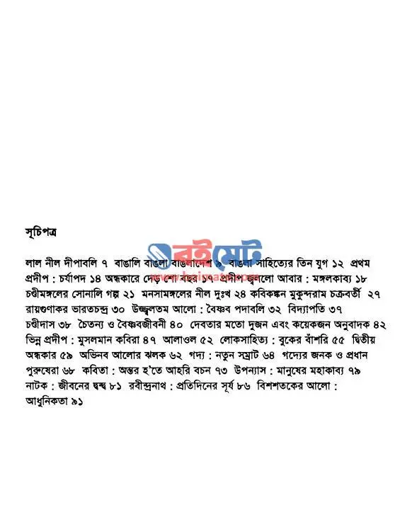 লাল নীল দীপাবলি PDF (Lal Nil Dipaboli)