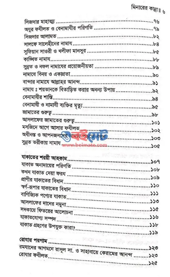 মিনারের কান্না PDF (Minarer Kanna)