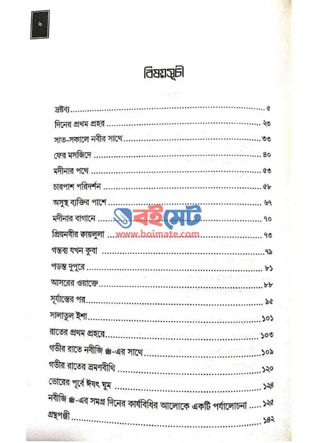 নবীজির দিনলিপি ﷺ PDF (Nobijir Dinolipi)