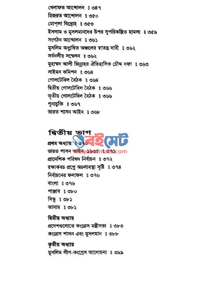 বাংলার মুসলমানদের ইতিহাস PDF (Banglar Musolmander Itihash)