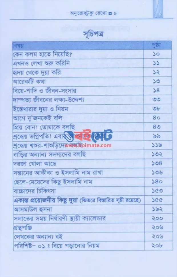 অনুরোধটুকু রেখো PDF (Onurodhtuku Rekho)