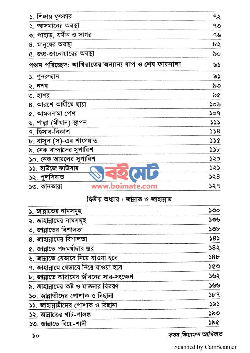 কবর কিয়ামাত আখিরাত PDF (Kobor Kiyamot Akhirat ) - ২