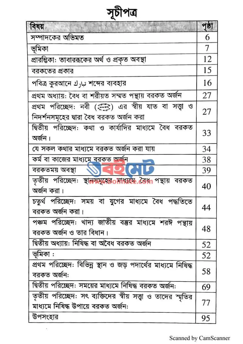 আমি কিভাবে বরকত হাসিল করব PDF (Ami Kivabe Borkot Hasil Korbo) - ১
