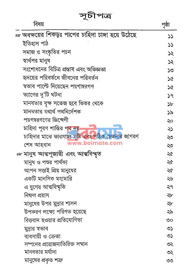 আল্লাহর পথের ঠিকানা PDF (Allahor Pother Thikana) - ১