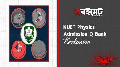 KUET Physics Admission Question Bank PDF