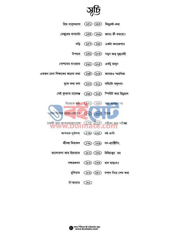 উল্টো নির্ণয় - মোহাম্মদ তোয়াহা আকবর (Index) Ulto Nirnoy - মোহাম্মদ তোয়াহা আকবর