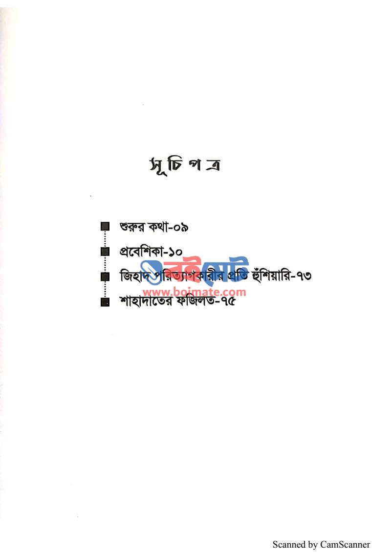 চলো জান্নাতের সীমানায় PDF (Cholo Jannater Shimanay) - ১