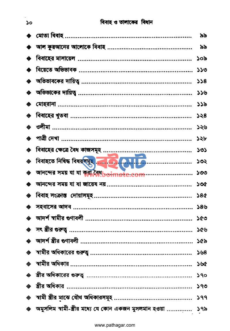 বিবাহ তালাকের বিধান PDF (Bibah Talaker Bidhan) - ৪