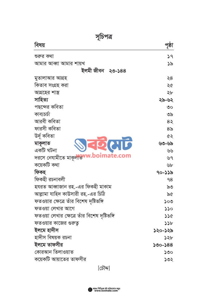 আমার আব্বা আমার শায়খ PDF (Amar Abba Amar Shaykh) - ১