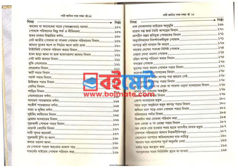 নারীর সাজ সজ্জা ও বিশেষ দিনের মাসায়িল PDF (Narir Saj Sojja O Bishesh Diner Masayil) - ৪