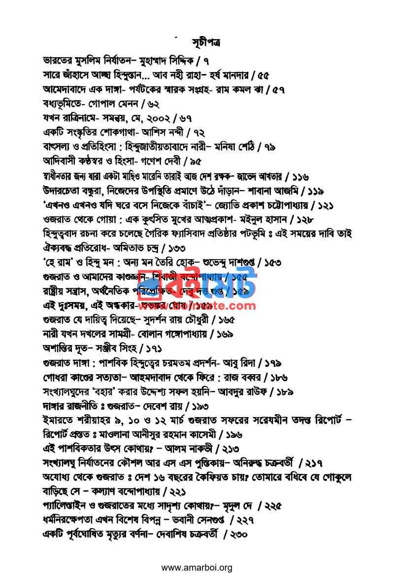 ভারতে মুসলিম নির্যাতন PDF (Bharote Muslim Nirzaton) - ১