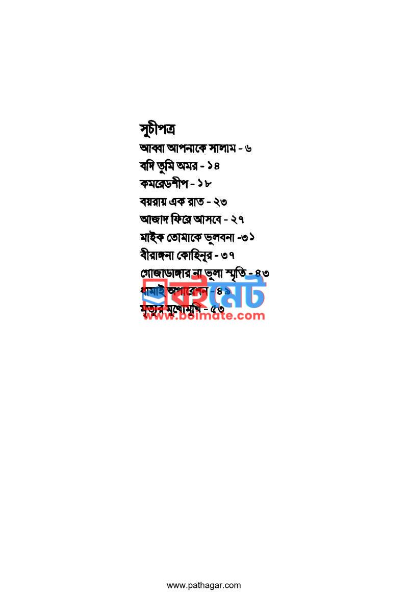 কিছু কথা কিছু ব্যথা PDF (Kichu Kotha Kichu Betha) - ১